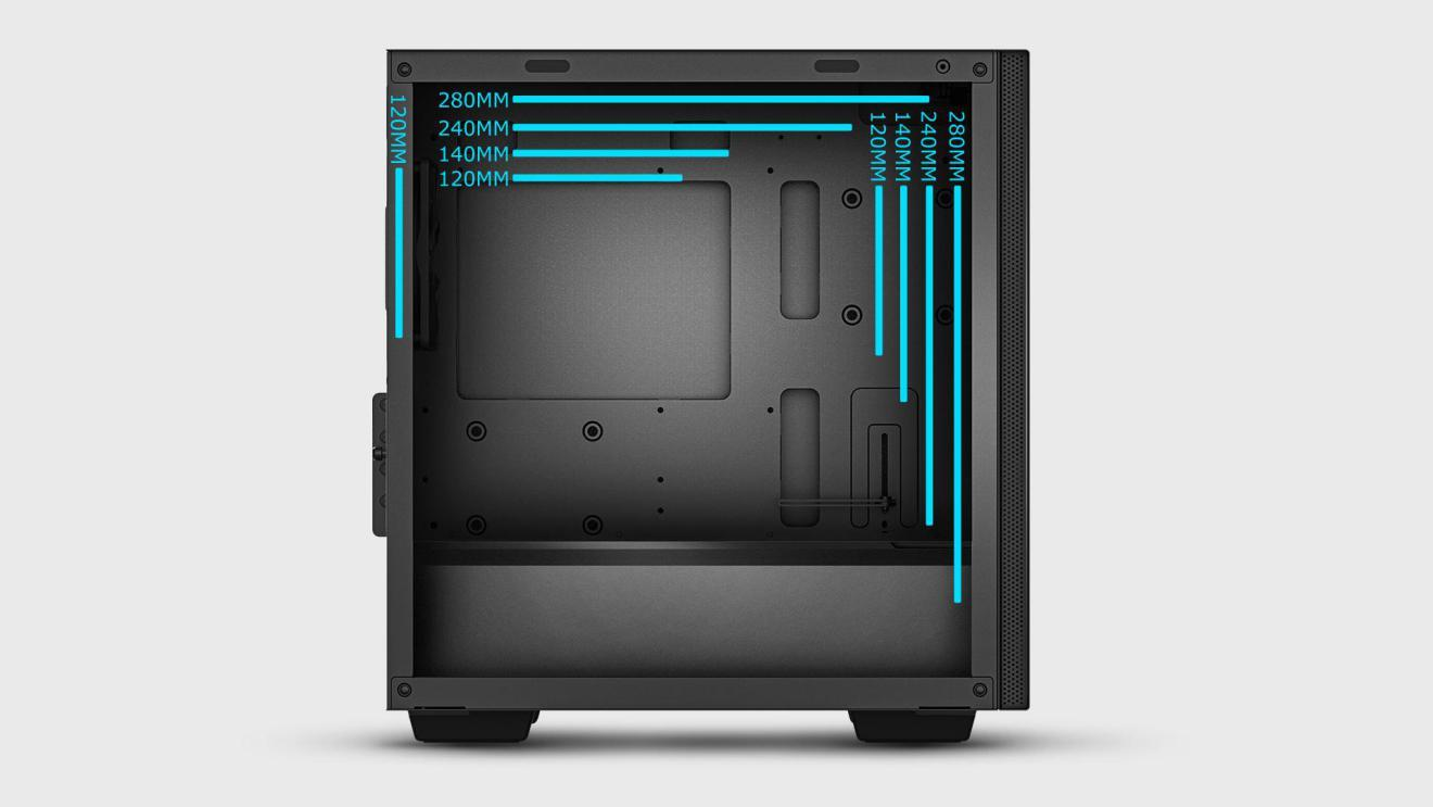 MACUBE 110 : DeepCool lance un boîtier micro-ATX sobre !